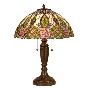 Stolní lampa Tiffany Rose