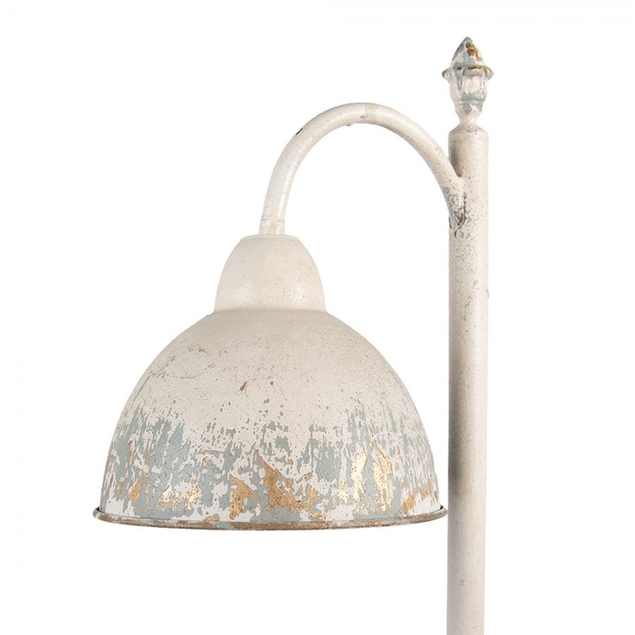 Stolní béžová vintage kovová lampa Thècle II - 36*20*77 cm Clayre & Eef Stolní béžová vintage kovová lampa Thècle II - 36*20*77 cm Clayre & Eef