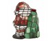 Stolní Tiffany lampa Santa Claus - 17*11*22 cm / E14/max. 1x25W Clayre & Eef