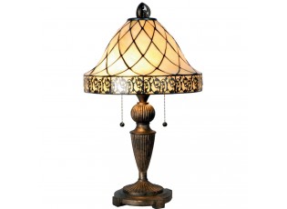 Stolní lampa Tiffany Filigree - Ø 36*62 cm