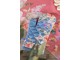 Růžová bavlněná utěrka Flower & Fiesta - 50*70 cm Clayre & Eef
