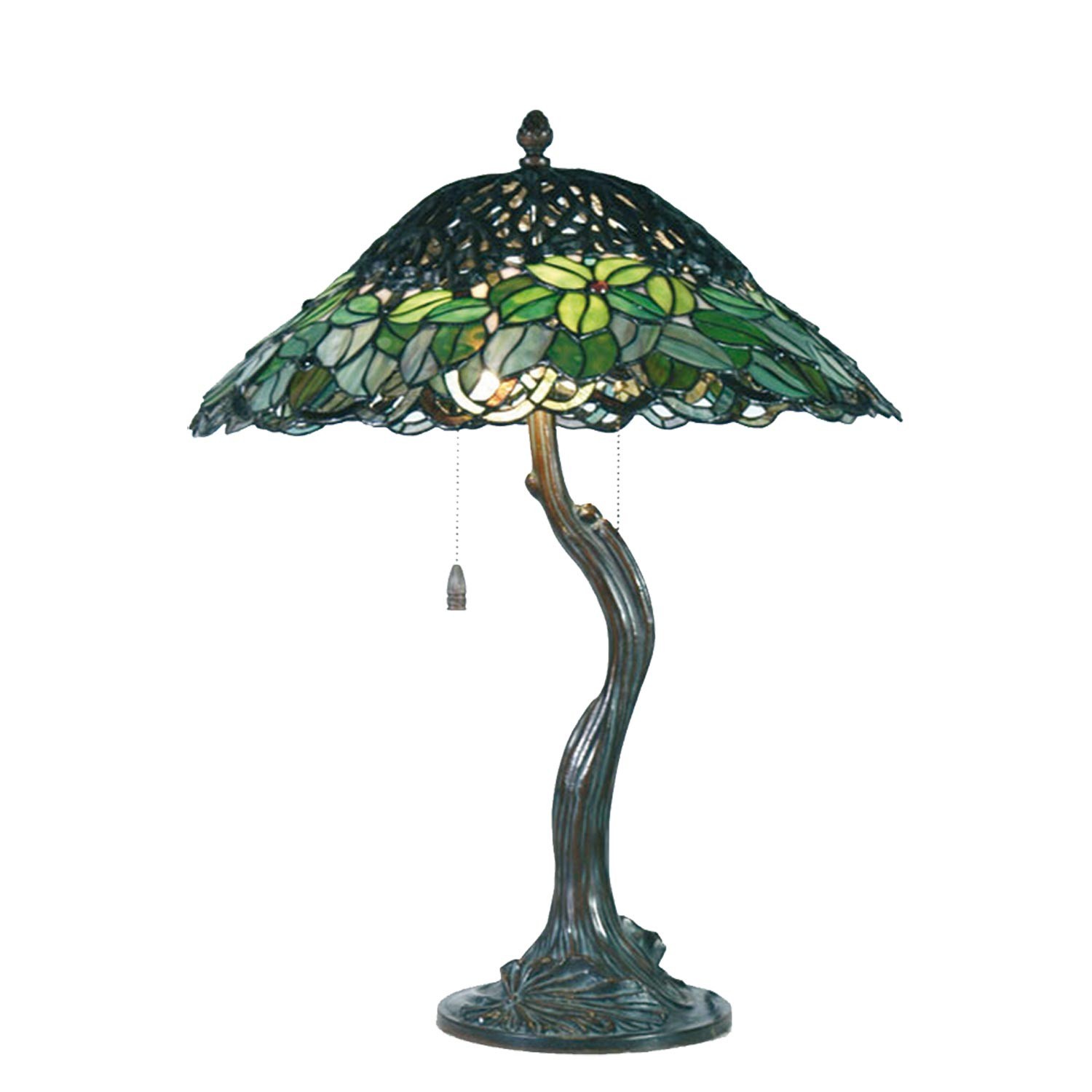 Stoní lampa Tiffany Tree Clayre & Eef Stoní lampa Tiffany Tree Clayre & Eef