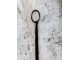 Černý antik kovový nástěnný svícen Grimaud - 8*29 cm Chic Antique
