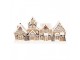 Vánoční dekorace perníkové chaloupky Gingerbread House - 25*6*13 cm Clayre & Eef