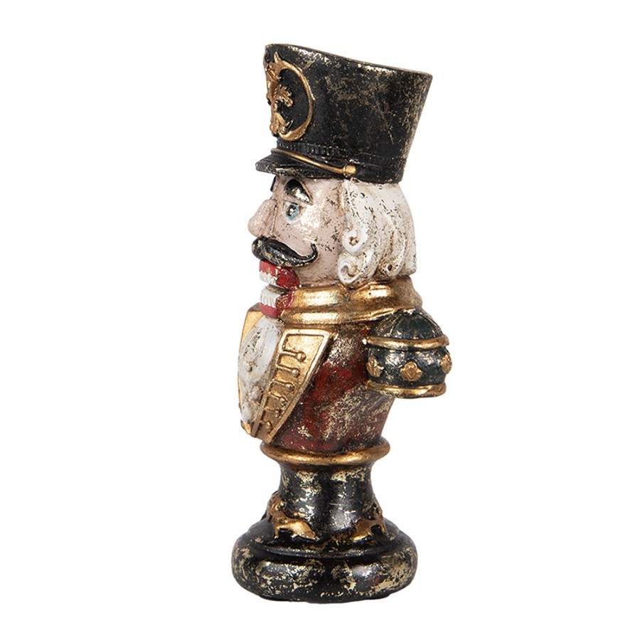 Vánoční dekorace busta Louskáček - 9*6*15 cm Clayre & Eef Vánoční dekorace busta Louskáček - 9*6*15 cm Clayre & Eef