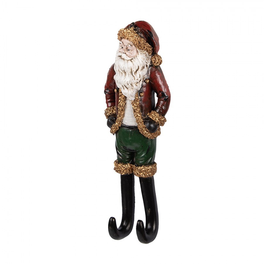 Vánoční dekorace figurka Santa Claus - 13*7*39 cm Clayre & Eef Vánoční dekorace figurka Santa Claus - 13*7*39 cm Clayre & Eef