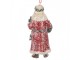 Červená vánoční závěsná dekorace Santa Claus - 5*4*12 cm Clayre & Eef