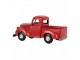 Červený retro model nákladní staré auto - 45*22*21 cm Clayre & Eef