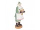 Dekorace Santa s perníkovou chaloupkou - 11*11*30 cm Clayre & Eef