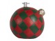 Červeno-zelený stojan na stromek koule Christmas Bauble - 42*42*43 cm Clayre & Eef