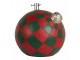 Červeno-zelený stojan na stromek koule Christmas Bauble - 42*42*43 cm Clayre & Eef