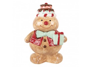 Keramická dóza perníček Gingerbread Man - 17*14*24 cm 