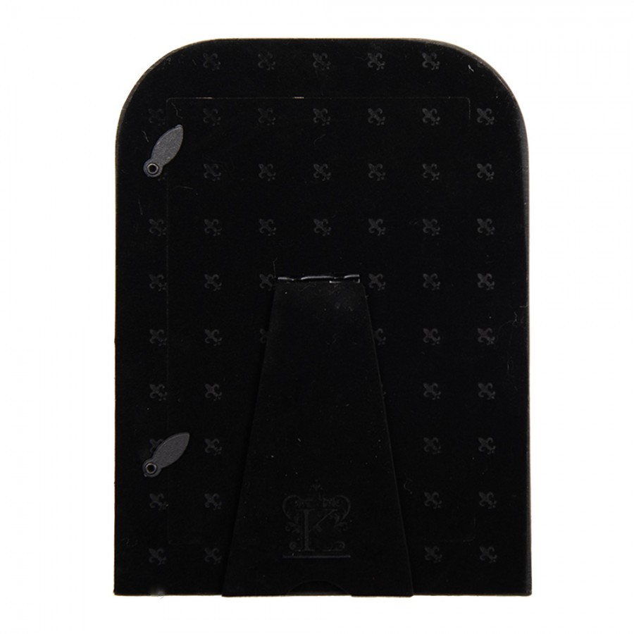 Černý antik fotorámeček s odřením - 15*2*20 cm / 10*15 cm Clayre & Eef Černý antik fotorámeček s odřením - 15*2*20 cm / 10*15 cm Clayre & Eef
