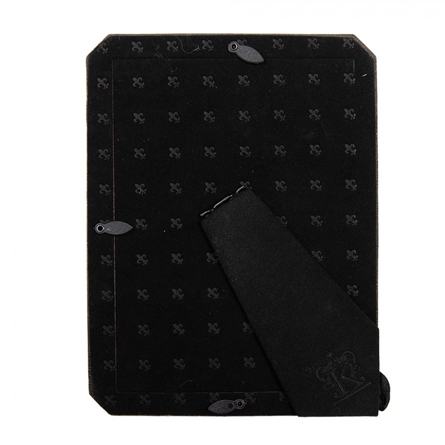 Zlatý fotorámeček s mušličkami a zrcátky - 16*2*21 cm / 13*18 cm Clayre & Eef Zlatý fotorámeček s mušličkami a zrcátky - 16*2*21 cm / 13*18 cm Clayre & Eef