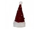 Vánoční svítící dekorace skřítek Gnome LED v červené čepici - 10*10*25 cm/ 3AA Clayre & Eef
