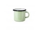 Zelený smaltovaný hrnek Emil´s Enamel Green - Ø 9*8 cm / 0,4L Str&ouml;mshaga