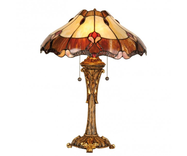 Stolní lampa Tiffany - Ø 40*53 cm Clayre & Eef