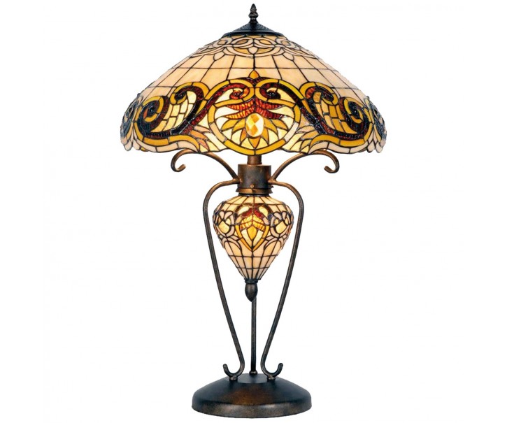 Stolní lampa Tiffany - Ø 46*76 cm Clayre & Eef