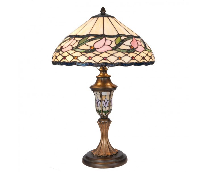 Stolní lampa Tiffany - Ø 40*60 cm Clayre & Eef