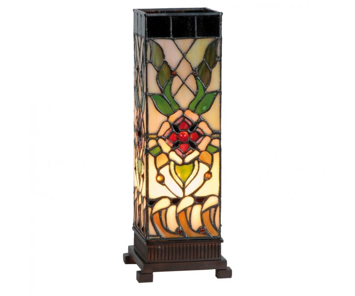 Stolní lampa Tiffany - 12.5*35 cm Clayre & Eef