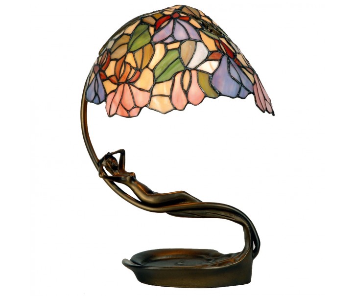 Stolní lampa Tiffany - Ø 26*37 cm Clayre & Eef