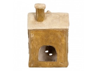 Zelený domek svícen na čajovou svíčku Homely - 23*15*33 cm