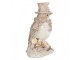 Béžová antik dekorace ptáček na větvičce - 5*3*8 cm Clayre & Eef