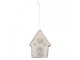 Závěsná dekorace zelená perníková chaloupka Frosted Ginger - 8*1*10 cm Clayre & Eef