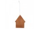 Závěsná dekorace zasněžená perníková chaloupka Frosted Ginger - 8*1*10 cm Clayre & Eef
