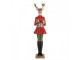 Vánoční figurka Jelen bubeník ve slavnostní uniformě - 23*19*77 cm Clayre & Eef