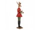 Vánoční figurka Jelen bubeník ve slavnostní uniformě - 23*19*77 cm Clayre & Eef