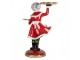 Vánoční dekorace figurka babča držící podnosy - 47*32*62 cm Clayre & Eef