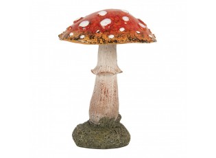 Dekorace figurka houba muchomůrka - Ø 9*12 cm