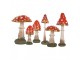 Dekorace figurka houba muchomůrka - Ø 9*12 cm Clayre & Eef