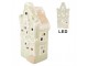 Zelený keramický LED domek Lamont - 11*9*22 cm Clayre & Eef