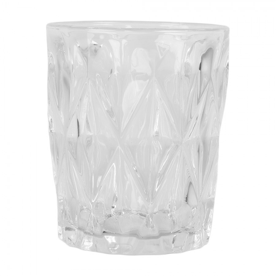 Transparentní sklenička na vodu Diamond - Ø 8*10 cm / 250 ml Clayre & Eef Transparentní sklenička na vodu Diamond - Ø 8*10 cm / 250 ml Clayre & Eef