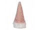 Vánoční svítící dekorace skřítek Gnome LED v růžové čepici - 10*10*25 cm/ 3AA Clayre & Eef