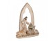 Béžová antik vánoční dekorace betlém - 18*7*22 cm Clayre & Eef