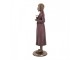 Dekorace figurka opice v plášti se šálkem v ruce - 9*8*28 cm Clayre & Eef