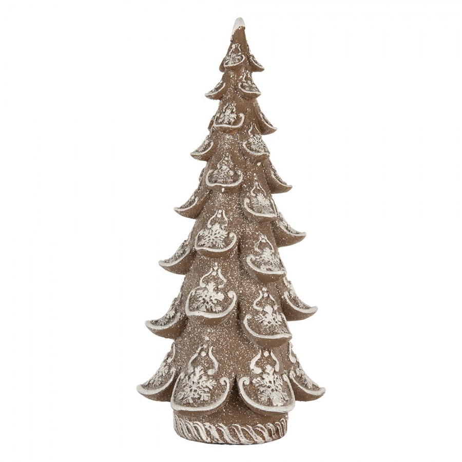 Dekorace vánoční perníkový stromek Gingerbread Tree - 19*19*40 cm Clayre & Eef Dekorace vánoční perníkový stromek Gingerbread Tree - 19*19*40 cm Clayre & Eef