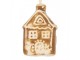 Závěsná ozdoba perníková chaloupka Gingerbread Cott - 4*4*7 cm Clayre & Eef