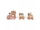 Vánoční perníkový vláček se Santou Gingerbread Train - 33*10*15 cm Clayre & Eef