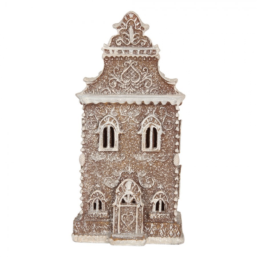 Perníkový LED domek Gingerbread Cotti - 12*11*25 cm Clayre & Eef Perníkový LED domek Gingerbread Cotti - 12*11*25 cm Clayre & Eef