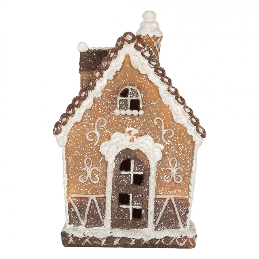 Perníková LED chaloupka Gingerbread Cotti - 13*9*20 cm Clayre & Eef Perníková LED chaloupka Gingerbread Cotti - 13*9*20 cm Clayre & Eef