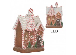 Perníková LED chaloupka Gingerbread Cotti - 16*12*23 cm