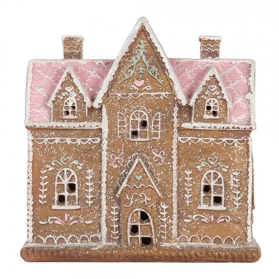 Perníkový LED domek Gingerbread Cotti - 21*8*20 cm Clayre & Eef Perníkový LED domek Gingerbread Cotti - 21*8*20 cm Clayre & Eef