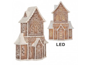 Perníková LED chaloupka Gingerbread Cotti - 16*8*23 cm