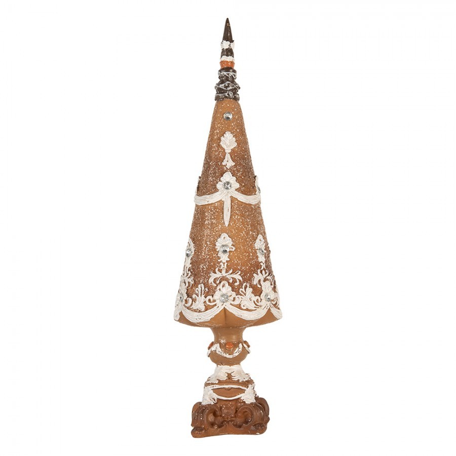 Dekorace perníkový stromek Gingerbread Tree - Ø 10*39 cm