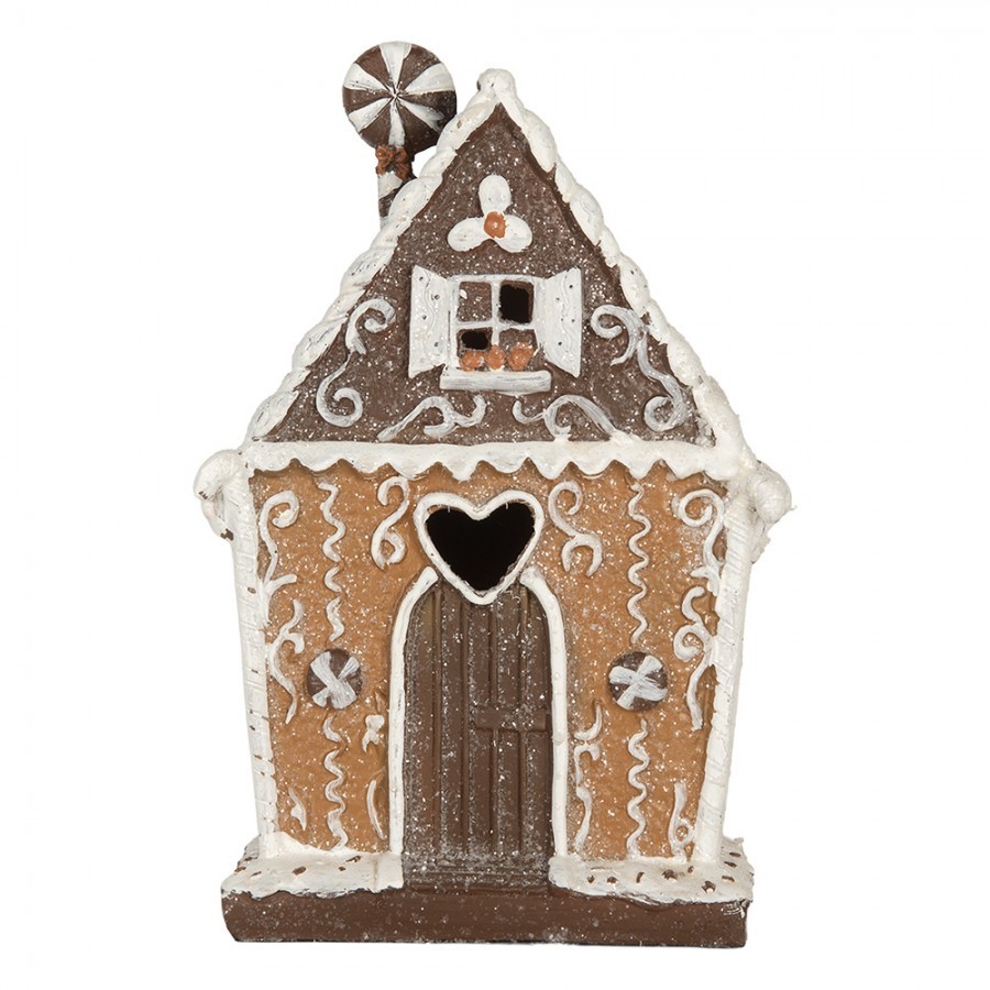 Perníková LED chaloupka Gingerbread Cotti - 14*9*21 cm Clayre & Eef Perníková LED chaloupka Gingerbread Cotti - 14*9*21 cm Clayre & Eef