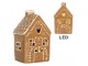 Perníková LED chaloupka Gingerbread Cott - 7*6*12 cm Clayre & Eef